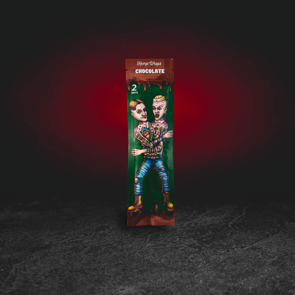 Lion Rolling Circus Hemp Wrap Chocolate 2 Stk. – Hanf-Blunt-Wrap mit Terpenen und Schokoladenaroma hennep blunt wraps met terpenen in de varianten