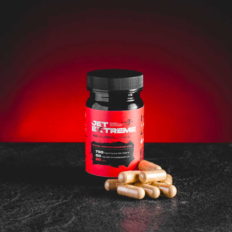 Jet Extreme 1000mg CBD Tribulus con CBD