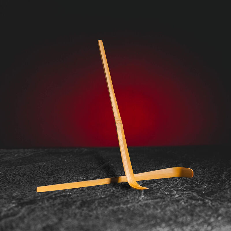 Cuchara de té matcha de bambú