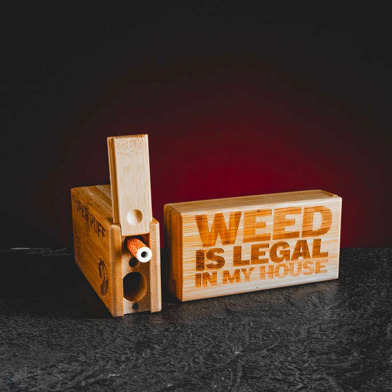 Super Puff One Hit set met tamper en pijpje