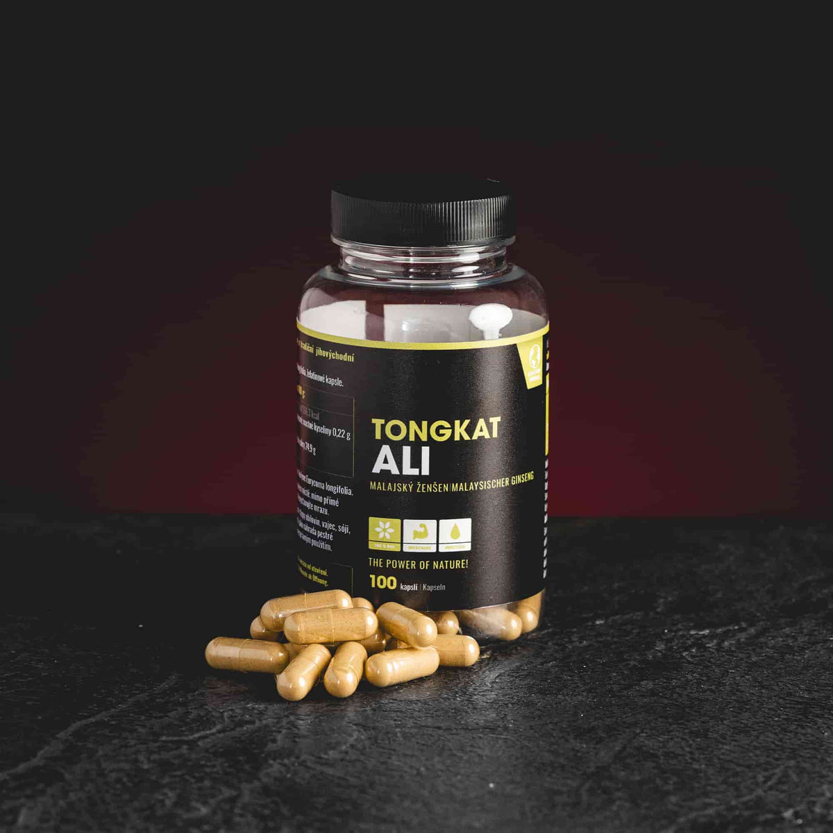 Cápsulas de Tongkat Ali (GINSENG MALASÍ)