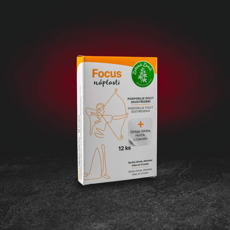 Funktionelle Focus Pflaster 12 Stk. – Pflaster zur Unterstützung von Konzentration und mentaler Leistungsfähigkeit Parches Funcionales Focus 12 uds. – parches para apoyar la concentración y el rendimiento mental Functionele Focus Pleisters 12 st. – pleisters ter ondersteuning van concentratie en mentale prestaties