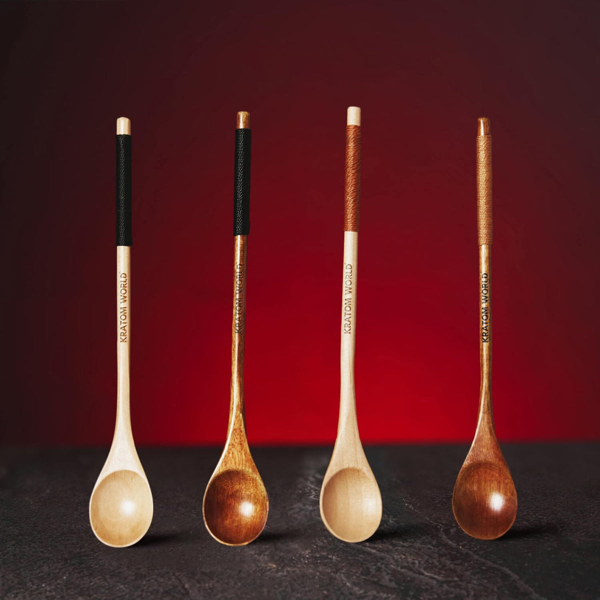 Cuchara de madera para kratom