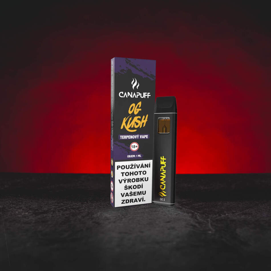 Kratom World Terpene Vape OG Kush 1 ml – Cannabis-Terpene mit Zitrus-, Kiefern- und Holzaroma colección de vapes de terpenos de cannabis con diferentes perfiles aromáticos collectie cannabisterpeen-vapes met verschillende aromaprofielen