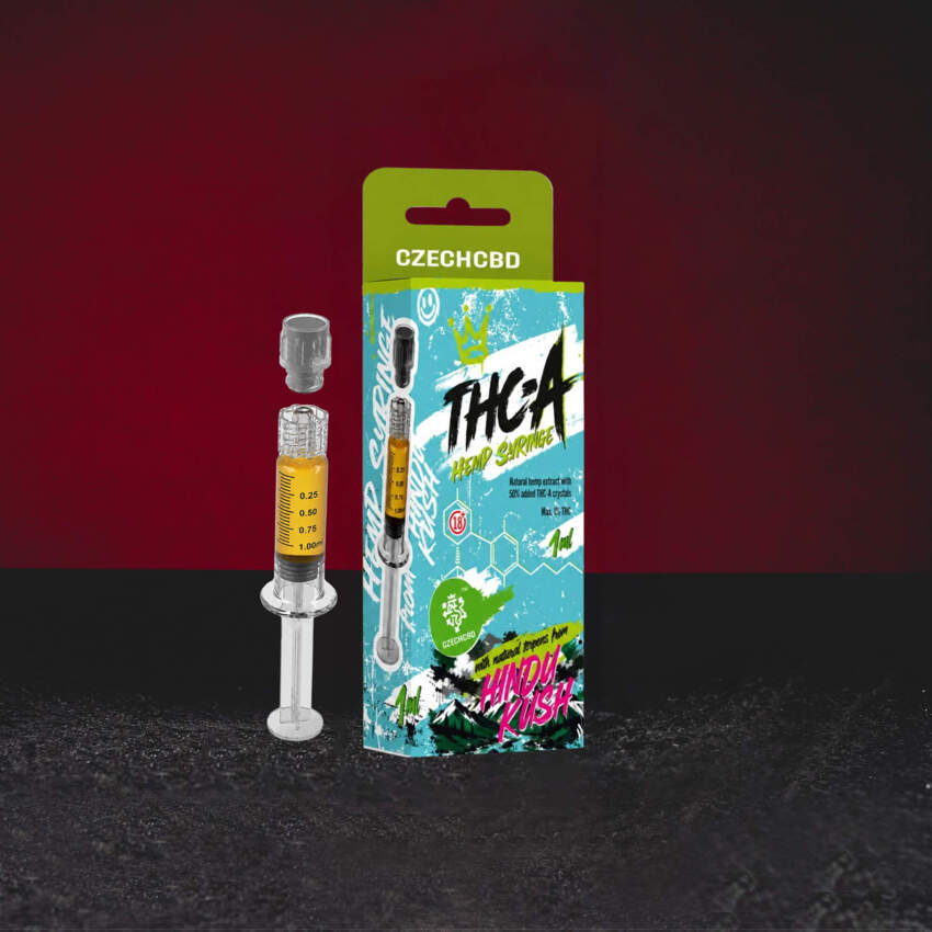 Kratom World THA Syringe 1 ml Hindu Kush – hochwertiger Hanfextrakt mit natürlichem THA-Isolat und erdigem Terpenprofil