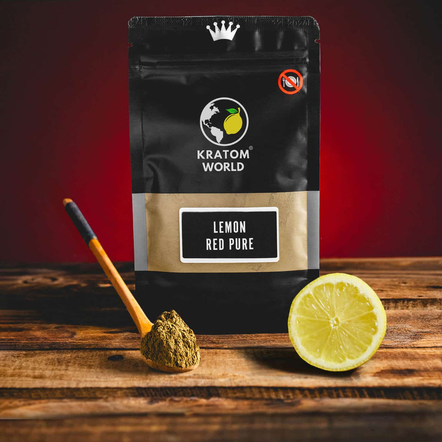 lemon red pure kratom world sell kratom pulver 