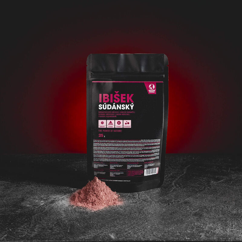 Sudanesisches Hibiskusblütenpulver Qualitätsgetränk für gesunde Immunität und gesunden Körper und Geist, Bio, Bio aus Indonesien, Kratom World