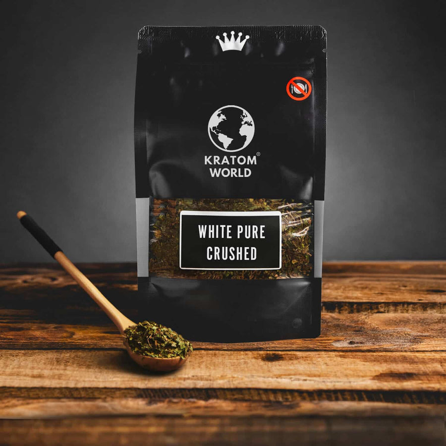 Kratom World White kratom weiss kratom leaves crushed tea
